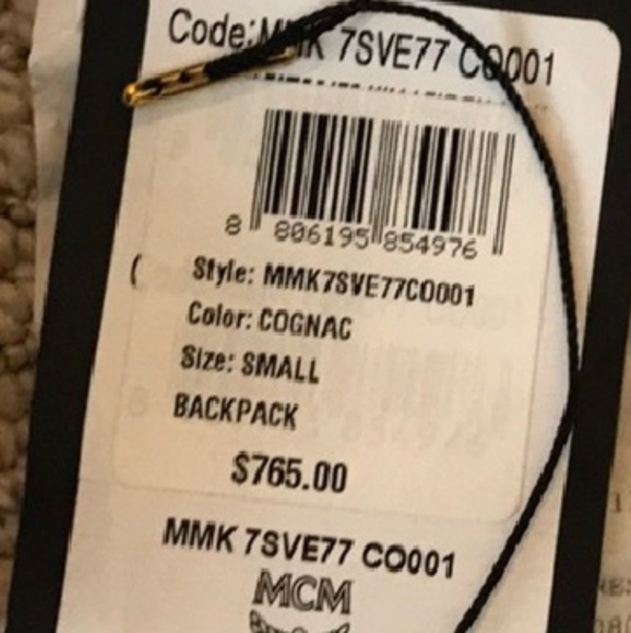 💯Authentic MCM ROMBI BACKPACK - Picture 3 of 8